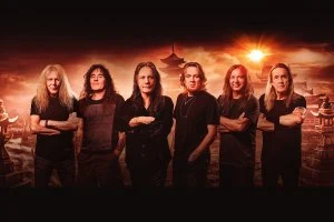 Smagā metāla grupas "Iron Maiden" koncerts